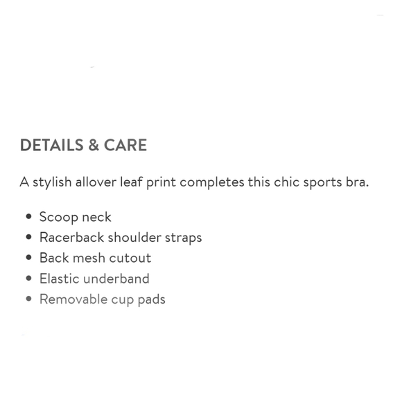 WILDFOX Palm Leaf Collins Sports Bra & 5" Matching Biker Shorts - Picture 13 of 13